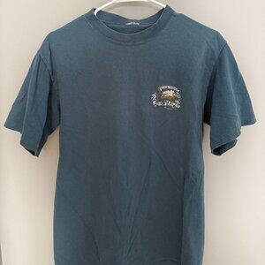 Vintage 1998 Bike Rally Graphic T-Shirt | Small | Blue